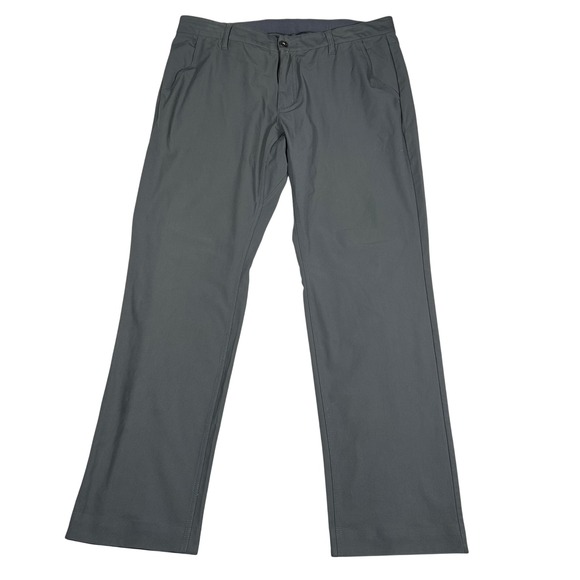 BYLT Basics Other - BYLT Everyday Pant‎ Mens XL Charcoal Grey Excellent Straight Leg Technical Chino